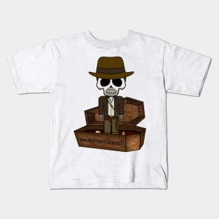 "Bone Idols" Casket No.19 - Indiana Bones Kids T-Shirt